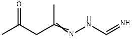 Methanimidic acid, (1-methyl-3-oxobutylidene)hydrazide (9CI) Struktur