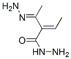 2-Butenoic  acid,  2-(1-hydrazonoethyl)-,  hydrazide  (9CI) Structure