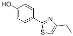 Phenol, 4-(4-ethyl-2-thiazolyl)- (9CI) Struktur
