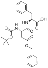 BOC-ASP(OBZL)-PHE-OH Struktur