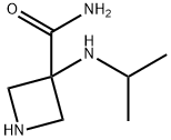 3-Azetidinecarboxamide,3-[(1-methylethyl)amino]-(9CI) 化学構造式