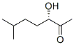 2-Heptanone, 3-hydroxy-6-methyl-, (3S)- (9CI) 结构式