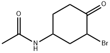 N-(3-bromo-4-oxocyclohexyl)acetamide