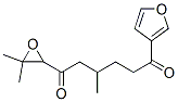 1-(3,3-Dimethyloxiran-2-yl)-6-(3-furyl)-3-methyl-1,6-hexanedione Structure