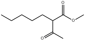 2-ペンチルアセト酢酸メチル 化学構造式