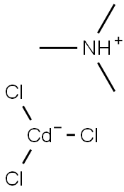 trimethylammonium trichlorocadmate Structure