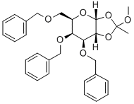 2,3,5-TRI-O-BENZYL-1-O-(4-NITROBENZOYL)-D-ARABINOFURANOSE, 68779-52-2, 结构式