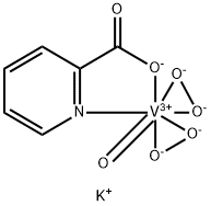 Potassium Bisperoxo(pyridine-2-carboxylato)oxovanadate Struktur