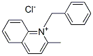 1-(benzyl)-2-methylquinolinium chloride Struktur