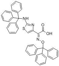 三苯甲基头孢地尼侧链酸,68786-47-0,结构式