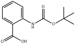 BOC-2-アミノ安息香酸 化学構造式
