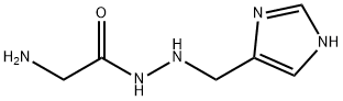 Glycine,  2-(1H-imidazol-4-ylmethyl)hydrazide  (9CI) 结构式