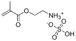 2-(methacryloyloxy)ethylammonium hydrogen sulphate Structure