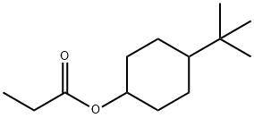 4-tert-butylcyclohexyl propionate 结构式