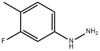 (3-氟-4-甲基苯基)肼, 687971-90-0, 结构式