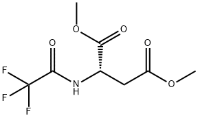 N-(Trifluoroacetyl)-L-aspartic acid dimethyl ester Structure