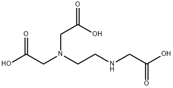 Glycine, N-(carboxymethyl)-N-2-(carboxymethyl)aminoethyl- Structure