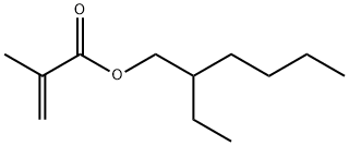 甲基丙烯酸 2-乙基己酯,688-84-6,结构式