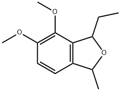 Isobenzofuran, 3-ethyl-1,3-dihydro-4,5-dimethoxy-1-methyl- (9CI) Structure