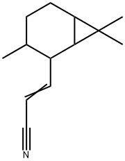 3-(3,7,7-trimethylbicyclo[4.1.0]hept-2-yl)acrylonitrile Structure