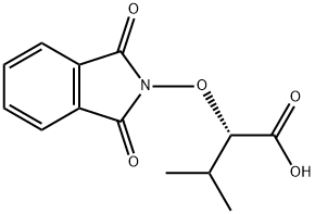 Butanoic acid, 2-[(1,3-dihydro-1,3-dioxo-2H-isoindol-2-yl)oxy]-3-methyl-,(2S)- Structure