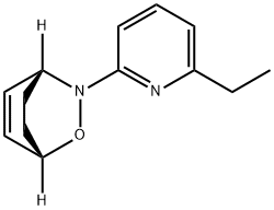 2-Oxa-3-azabicyclo[2.2.2]oct-5-ene,3-(6-ethyl-2-pyridinyl)-,(1S,4R)-(9CI) 结构式
