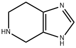 4,5,6,7-テトラヒドロ-1H-イミダゾ[4,5-c]ピリジン 化学構造式