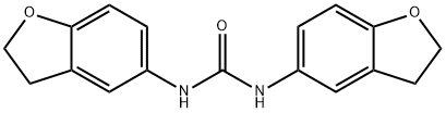 Urea, N,N'-bis(2,3-dihydro-5-benzofuranyl)- 结构式