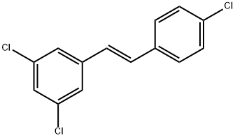 1,3-DICHLORO-5-[(1E)-2-(4-CHLOROPHENYL)ETHENYL]-BENZENE Structure