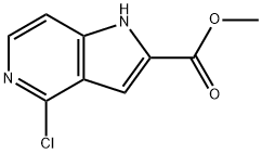 METHYL 4-CHLORO-5-AZAINDOLE-2-CARBOXYLATE Struktur