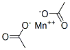 manganese(+2) cation diacetate Struktur