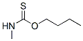 メチルカルバモチオ酸O-ブチル 化学構造式