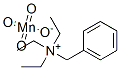 benzyltriethylammonium permanganate Struktur