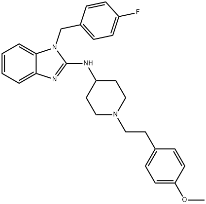 アステミゾール 化学構造式