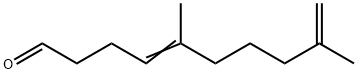 5,9-dimethyl-4,9-decadienal Struktur