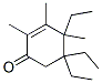 triethyltrimethylcyclohex-2-en-1-one Struktur