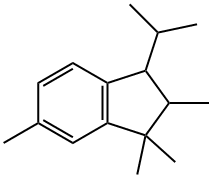 3-(isopropyl)-1,1,2,6-tetramethylindan Struktur
