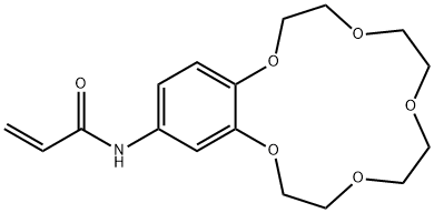 4-丙烯酰胺苯并-15-冠-5,68865-30-5,结构式