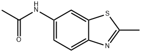 N-(2-METHYL-6-BENZOTHIAZOLYL)ACETAMIDE, 68867-19-6, 结构式