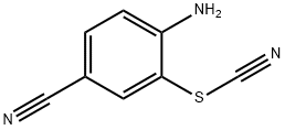 4-AMINO-3-THIOCYANATOBENZONITRILE 结构式