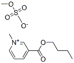 3-(butoxycarbonyl)-1-methylpyridinium methyl sulphate Structure