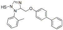 s-Triazole-2-thiol, 5-(4-biphenylyloxymethyl)-1-(o-tolyl)- Struktur