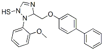 s-트리아졸-2-티올,5-(4-비페닐릴옥시메틸)-1-(o-메톡시페닐)-