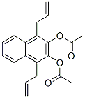1,4-Diallyl-2,3-naphthalenediol diacetate Struktur