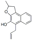 5-Allyl-1,2-dihydro-2-methylnaphtho[2,1-b]furan-4-ol Structure