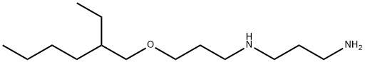 N-[3-[(2-エチルヘキシル)オキシ]プロピル]-1,3-プロパンジアミン 化学構造式