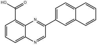 3-NAPHTHALEN-2-YL-QUINOXALINE-5-CARBOXYLIC ACID Structure