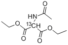 DIETHYL ACETAMIDOMALONATE-2-13C Struktur