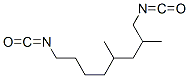 2,4-ジメチルオクタン-1,8-ジイルジイソシアナート 化学構造式