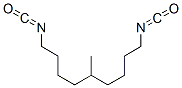 1,9-ジイソシアナト-5-メチルノナン 化学構造式
